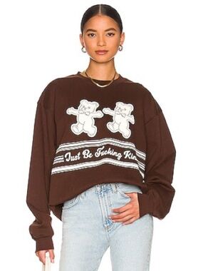 Wayfair Group Brown “Just Be F@@king Kind” Sweatshirt.